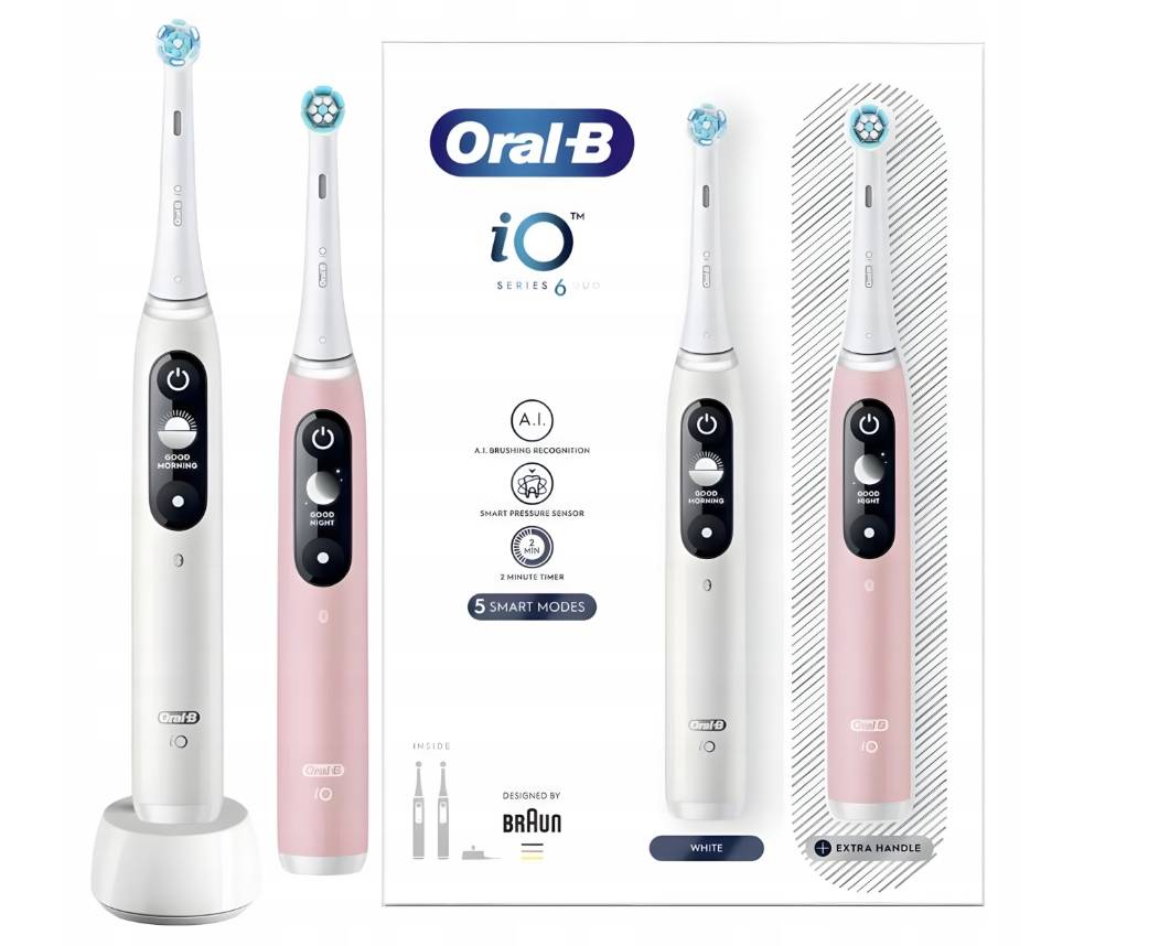 Oral-B iO Series 6 Duo White/Pink od 171,41 € - Heureka.sk