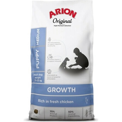Arion Original Growth Puppy Medium Chicken Rice 12 kg