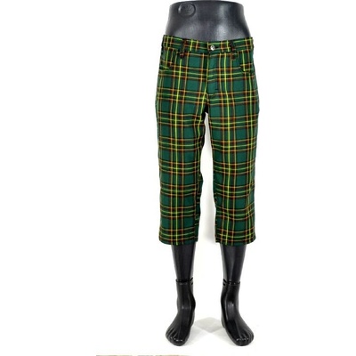 Punk kraťasy ZELENÉ KÁRO pánské