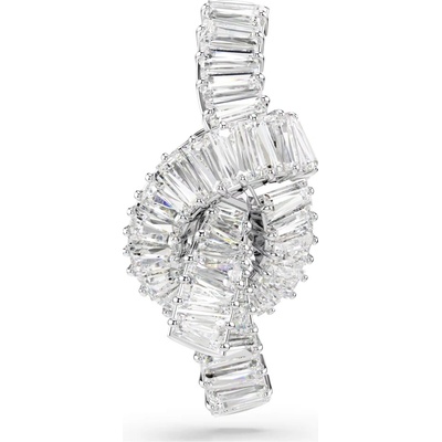 Swarovski Blyštivá brošňa s čírymi Swarovski zirkónmi Matrix 5731102