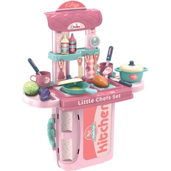 Image 1 of Buba Комплект детска кухня Buba, Куфар, Розова 008-971