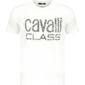 Cavalli class Тениска с къс ръкав за мъже cavalli class, Размер xl, Цвят Бял (txt61djd060_bi00533)