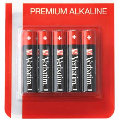 Verbatim ALKALINE BATTERY AAA 10 PACK (HANGCARD) (49874)