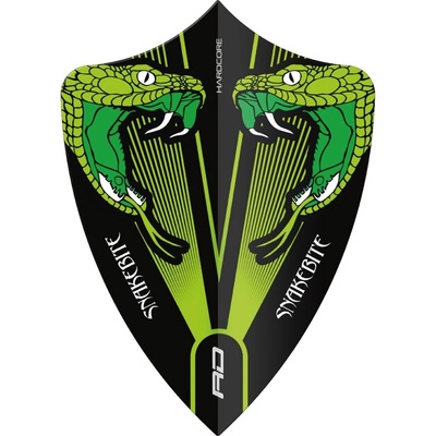 Red Dragon Freestyle Peter Wright Snakebite zelené, 100 mikrónové
