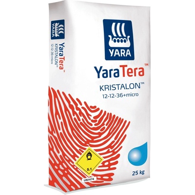 Yara Kristalon Červený 12-12-36+1MgO+ME 25 kg