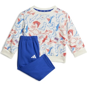 adidas Детски анцунг долнище Adidas Kid's Seas. Essentials Adiraptor FT Jogger Set Tracksuit trousers - Off White - размер 62 (EU) (701-3922-0211)