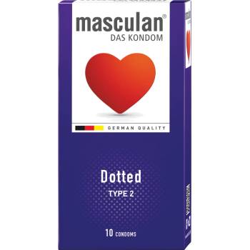 Image 1 of Masculan Dotted 10 pack