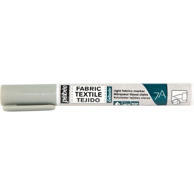 Pébéo 7A Markers Light Fabric 1 mm fixy pre textil 13 grey