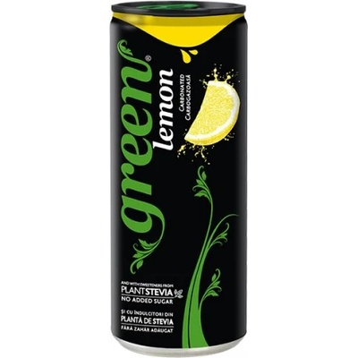 Green Cola Газирана напитка Green Cola Lemon кен 330мл