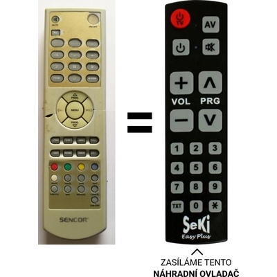 Dálkový ovladač Senior Sencor STV 21S18FLAT – Hledejceny.cz