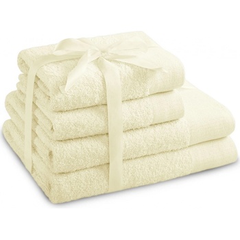 AmeliaHome Sada uterákov a osušiek Amari ecru, 2 ks 50 x 100 cm, 2 ks 70 x 140 cm