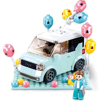 Sluban B1087 Qmini zelené autíčko