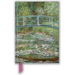 Flame Tree Publishing Claude Monet: Bridge over a Pond for Water Lilies (Foiled Blank Journal)