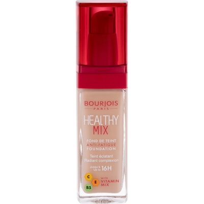 Bourjois Paris Healthy Mix Anti-Fatigue Foundation Rozjasňující make-up s výtažky z ovoce 51,5 Rose Vanilla 30 ml