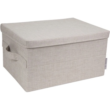 Bigso Бежова текстилна кутия за съхранение с капак 40x30x22 cm Soft Storage - Bigso (6936S0201-99)