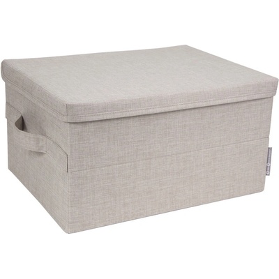 Bigso Бежова текстилна кутия за съхранение с капак 40x30x22 cm Soft Storage - Bigso (6936S0201-99)