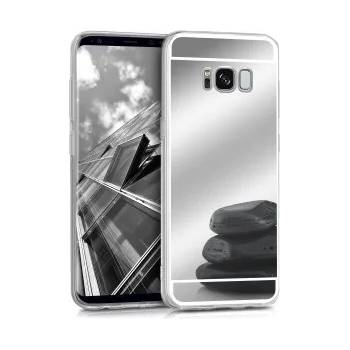 Image 1 of kwmobile Огледален калъф за Samsung Galaxy S8 Plus - сребрист - 5957