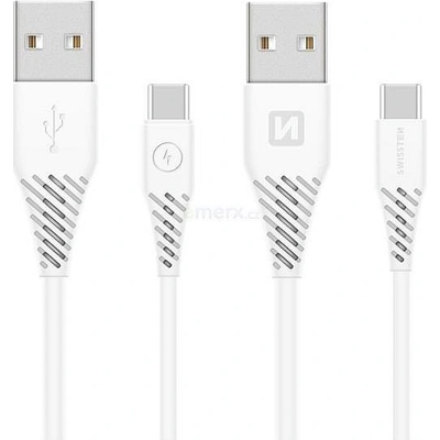 Swissten 71504402 USB/USB-C 3.1, 1,5m, bílý