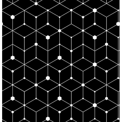 Funkční úplet na trička geometrický vzor Molec černý