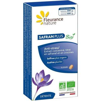Fleurance Nature Био шафран, 30 mg, 15 таблетки, Fleurance Nature (193245 (59324) FN)