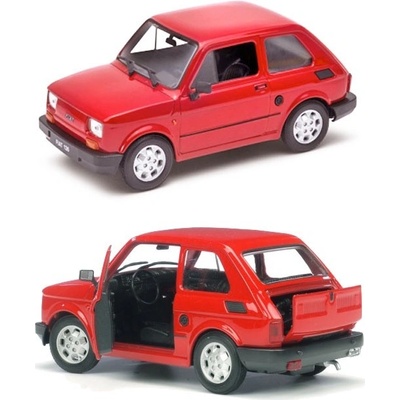 Welly Fiat 126 červená 1:21