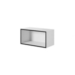 Cama meble Cama отворен шкаф за съхранение ROCO RO4 75/37/37 бяло/черно (RO4 BI/CZ)