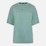 PUMA Women's Hyrox Short-Sleeve Performance Gym Top - Eucalyptus - sportihobi - 78,21 лв