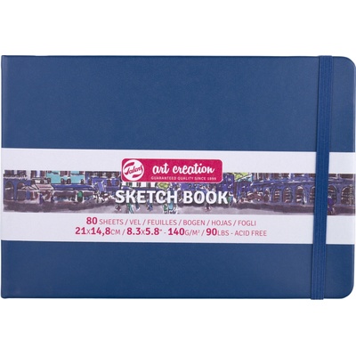 Talens Art Creation Sketchbook v pevnej väzbe Navy Blue 21 x 14,8