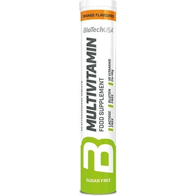 BioTech USA Vitamin C šumivé tabliety citrón 20 tabliet