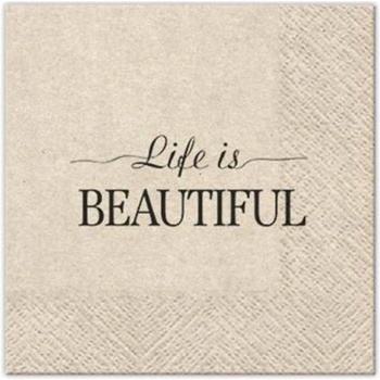 Eko ubrousky Beautiful Life 25x25cm
