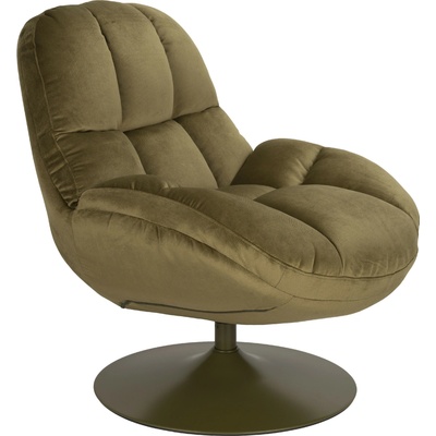 White Label Living Lounge Beefy otočné zelené