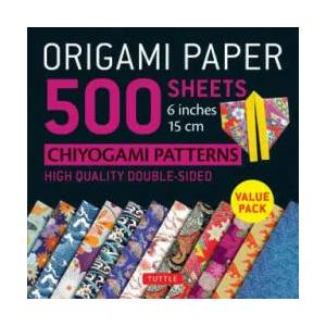Origami Paper 500 sheets Chiyogami Patterns (ISBN: 9780804849234)