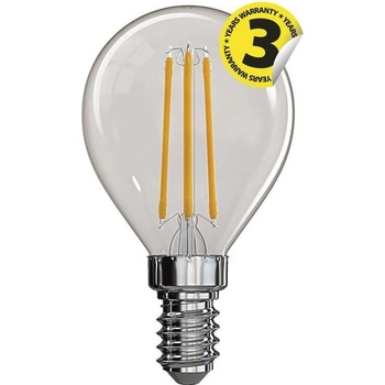 Emos LED žárovka Filament Mini Globe 4W E14 Teplá bílá