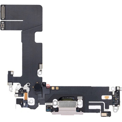 AppleKing nabíjací a audio flex konektor pre Apple iPhone 13 - ružová
