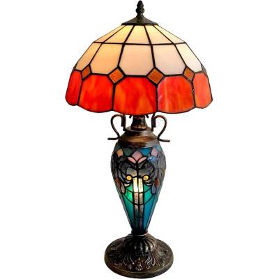 Brilagi - Витражна настолна лампа в стил Тифани SIENNA 1xE27/60W/230V + 1xE14/40W (BG4418)