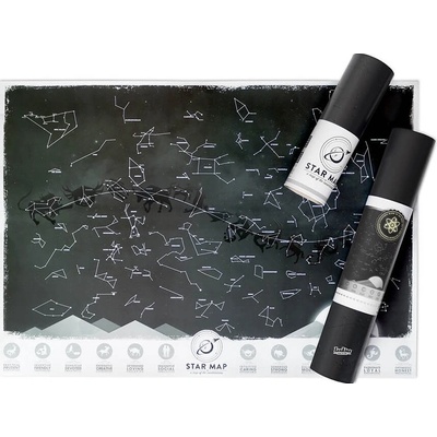 Fosforeskující hvězdná mapa Star Map Luckies