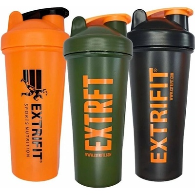 Extrifit Šejkr 600 ml - zelený, oranžové logo