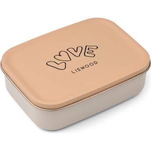 LIEWOOD Детски контейнер за храна Liewood Kid's Nina Stainless Steel Lunchbox Food storage - Love / Pale Tuscany - размер One Size (532-3720-0211)