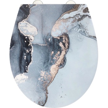 WENKO Тоалетна седалка с автоматично затваряне 37, 5 x 44, 5 cm Licata - Wenko (25644100)