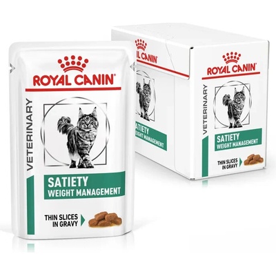Royal Canin VHN Cat Satiety Weight Management Gravy Kapsičky 12x85 g