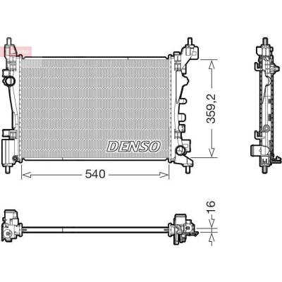 Chladič, chlazení motoru DENSO DRM20130