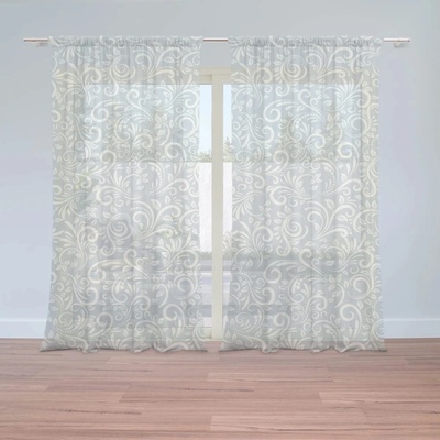 Sablio Záclony Nežná čipka: 2ks 150x250cm