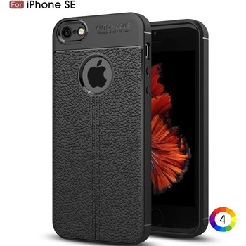 Image 1 of Apple iPhone SE / 5S / 5 Удароустойчив Litchi Skin Калъф и Протектор