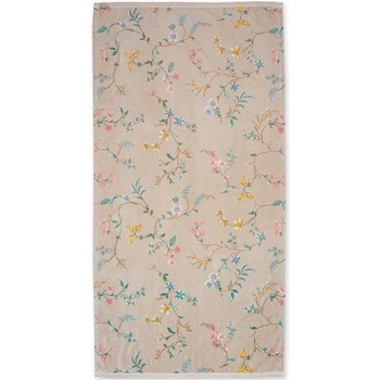 PIP Studio Osuška PIP Les Fleurs khaki 70 x 140 cm