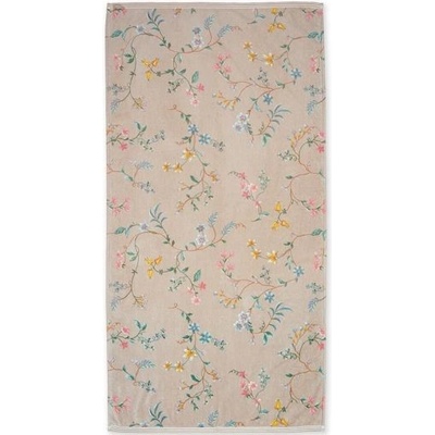 PIP Studio Osuška PIP Les Fleurs khaki 70 x 140 cm