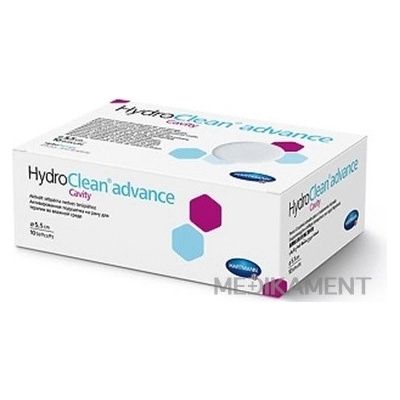 HydroClean Cavity vankúšik na rany kruh 5,5 cm 10 ks