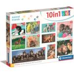 Clementoni - Puzzle 10v1 Animal friends - 1 - 39 piese