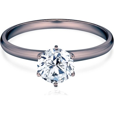Savicki Zásnubný prsteň čierne zlato diamant SV R9 D CZ