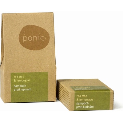 Ponio Tuhý šampón Tea tree a lemongrass 60g