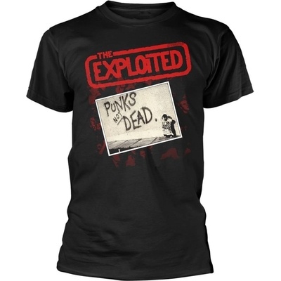 The Exploited tričko Punks Not Dead čierne